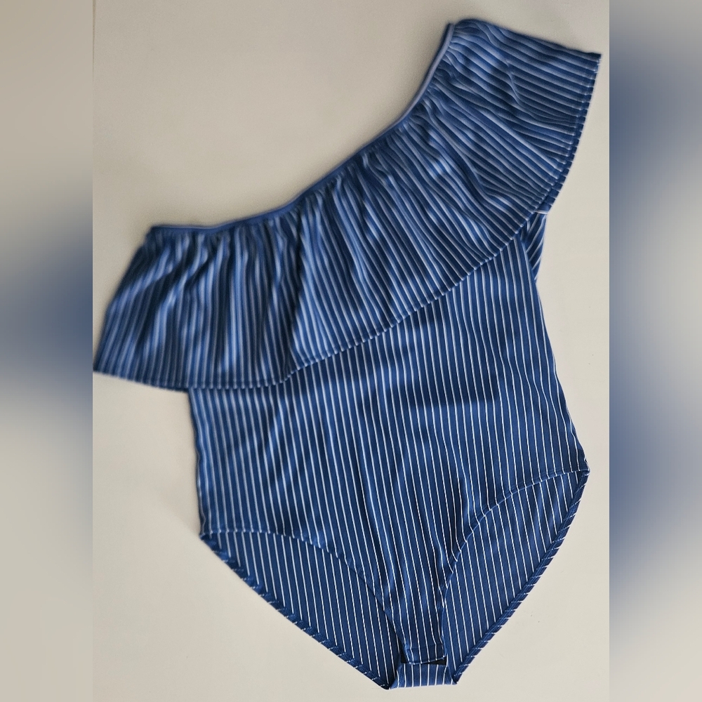 Mark By Avon Pinstriped Bodysuit